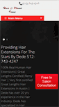 Mobile Screenshot of hairextensionsaustintexas.net